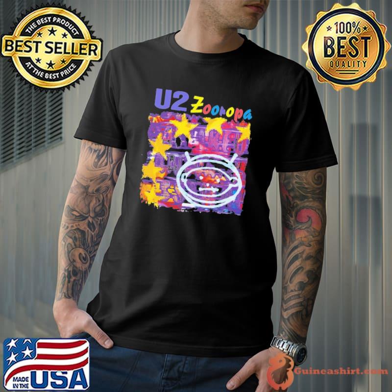 U2 Zooropa Watercolor Shirt