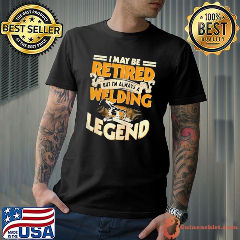Welder Lustige Sprüche Retired Weld Fabricator Welding Raglan Shirt