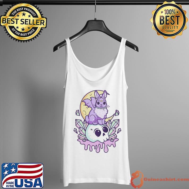 Witchy bunny and skull kawaiI pastel goth cute creepy Tank Top