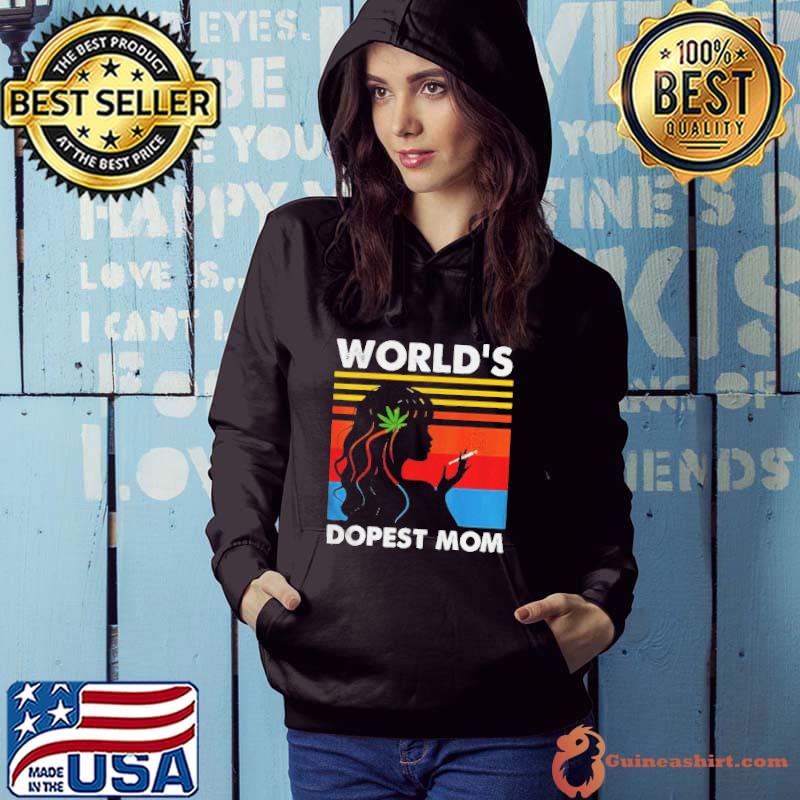 World’s dopest mom weed soul cannabis vintage Hoodie