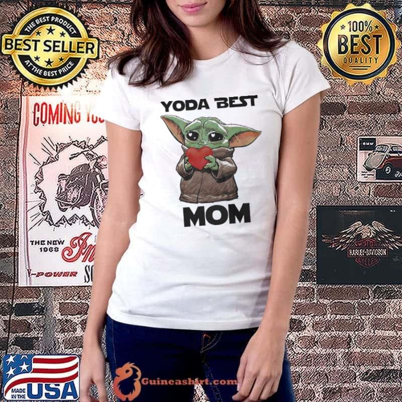 Yoda Best Mom Heart Ladiestee