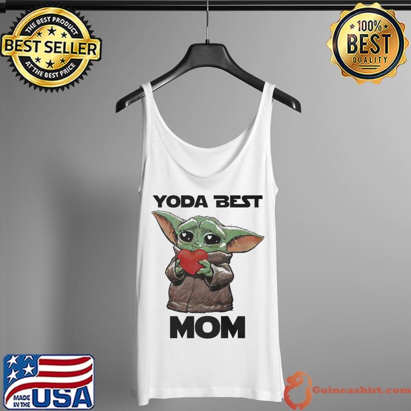 Yoda Best Mom Heart Tank Top