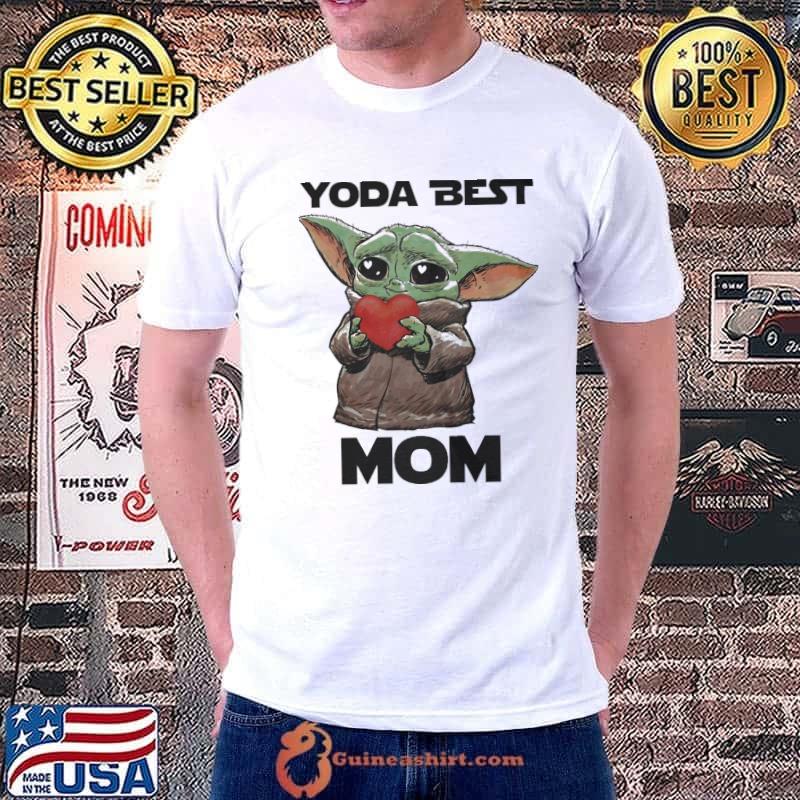 Yoda Best Mom Heart shirt