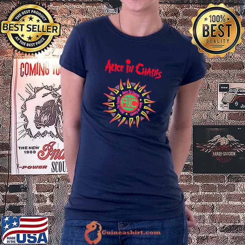 Alice in chains sun logo grunge logo design Ladiestee
