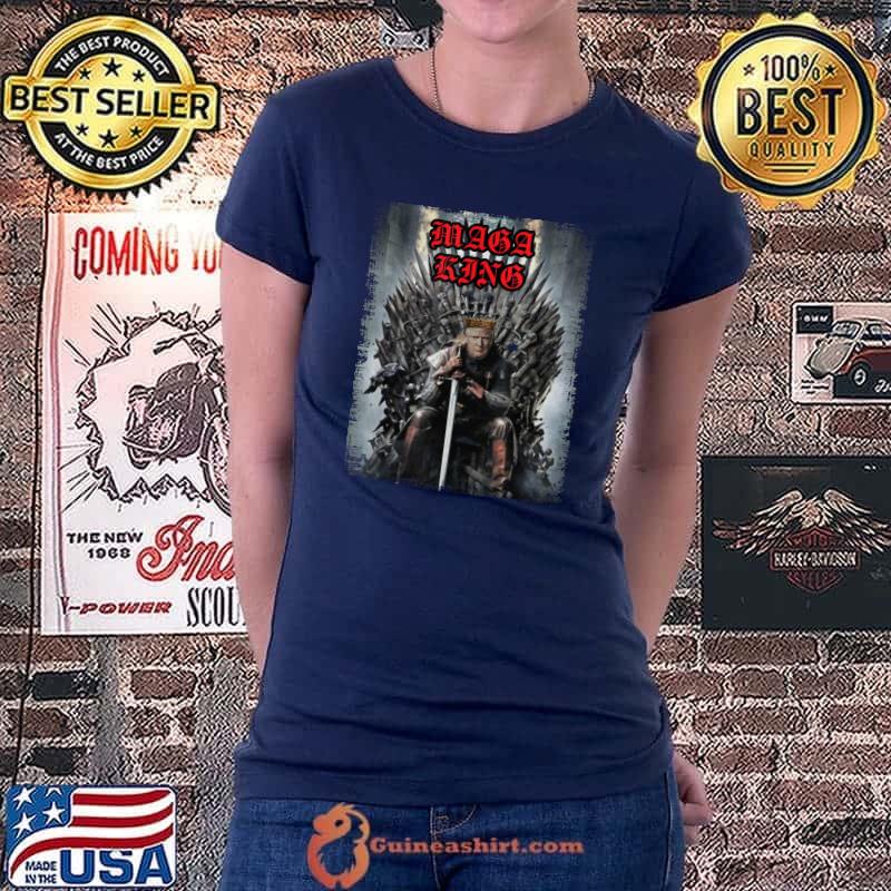 Anti Joe Biden Ultra Maga The Return Of The Great Maga King Trump T-Shirt Ladiestee