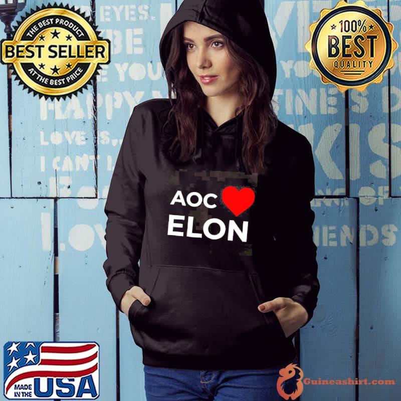 Aoc loves elon alexandria ocasio cortez Hoodie