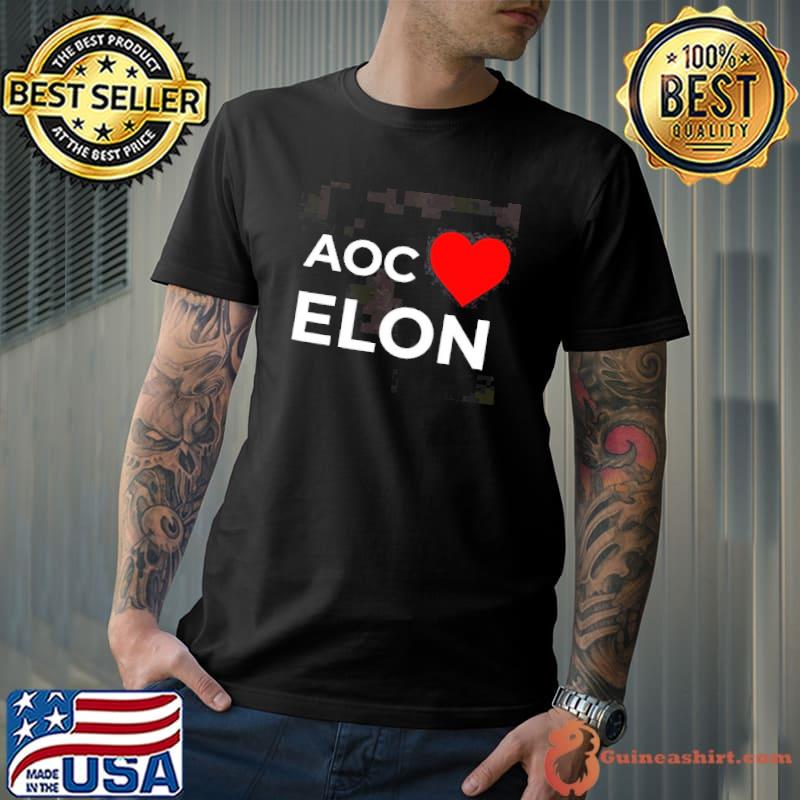 Aoc loves elon alexandria ocasio cortez shirt