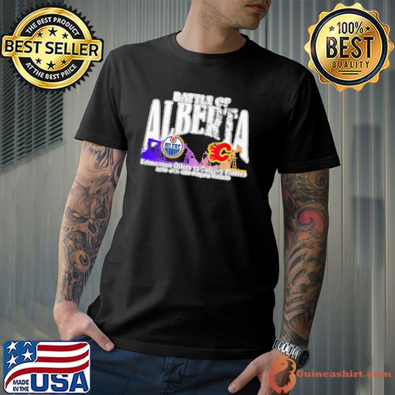 Battle of alberta hockey shirt