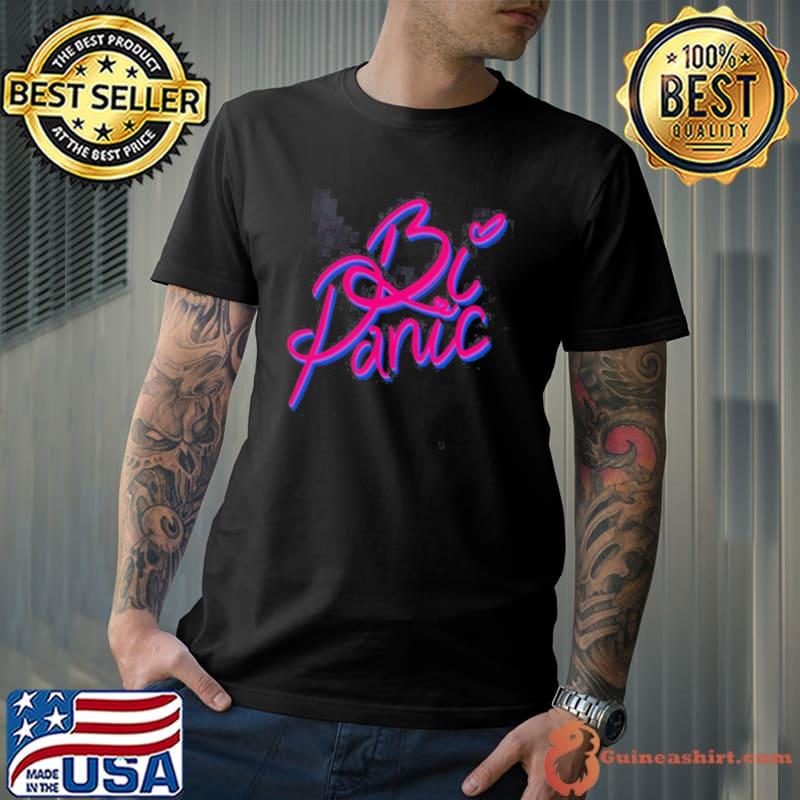 BI panic support lgbtq+ design shirt