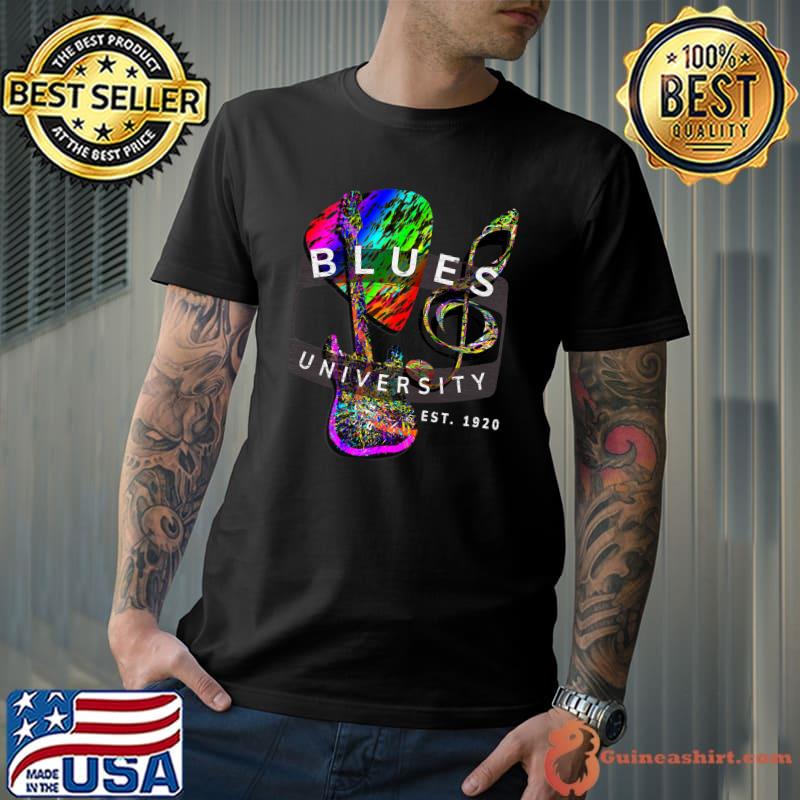 Blues Guitar University Graduate Musician Gift Premium T-Shirt