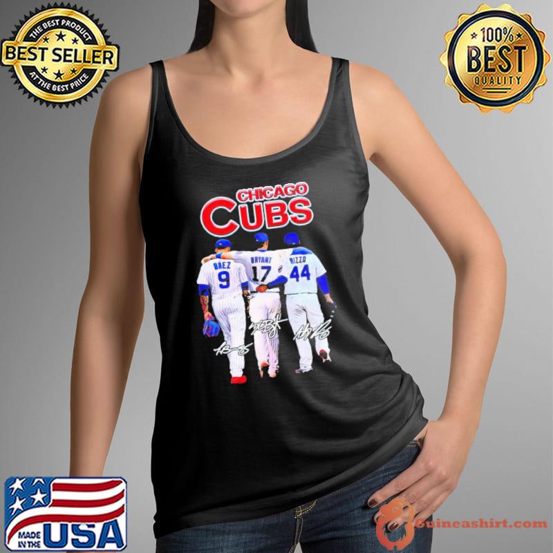 Chicago Cubs javier baez kris Bryant anthony rizzo signatures 2022 shirt -  Guineashirt Premium ™ LLC