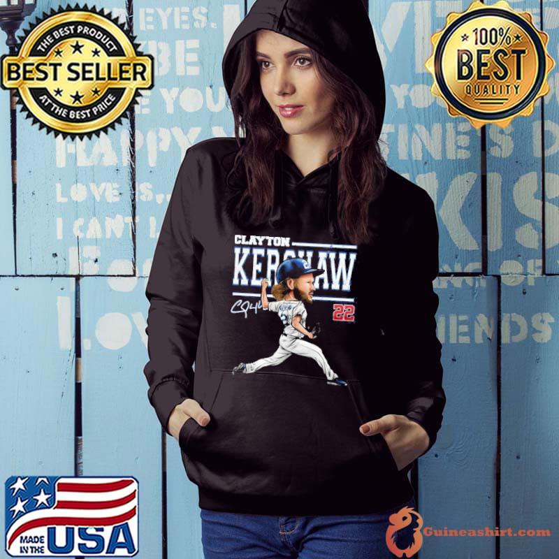 Clayton Kershaw Cartoon Art Unisex T-Shirt - Teeruto