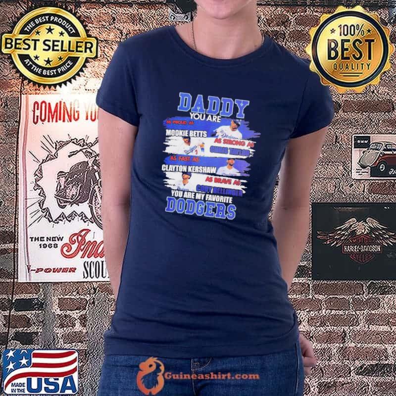 Daddy You Are My Favorite Dodgers Happy Father's Day Unisex T-Shirt