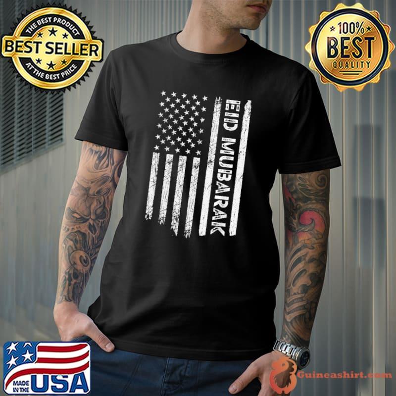 Eid Mubarak for Muslim American Men Eid al fitr al Adha T-Shirt