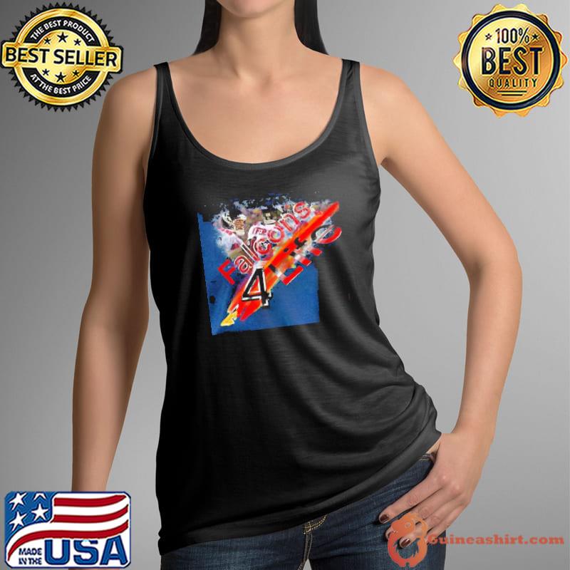 Falcons 4 life atlanta falcons design Tank Top