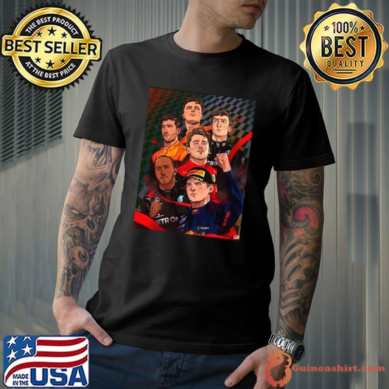 Fan art charles leclerc f1 design shirt