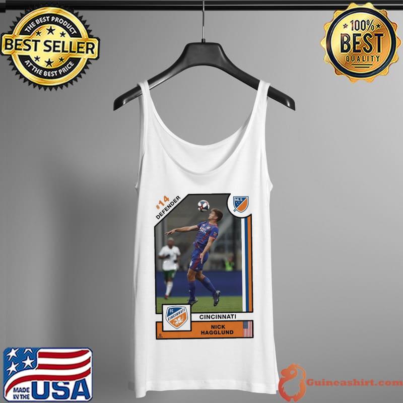 FC Cincinnati 14 Nick Hagglund Player Card Foosball Shirt Tank Top