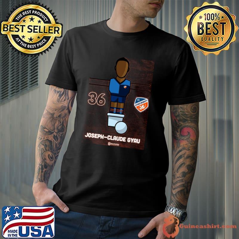 FC Cincinnati 36 Joseph Claude Gyau MLSPA Foosball Shirt
