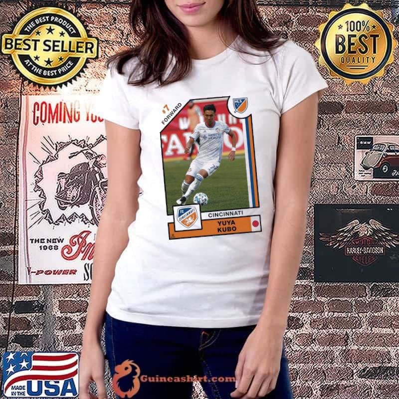 FC Cincinnati 7 Yuya Kubo Forward Foosball Shirt Ladiestee