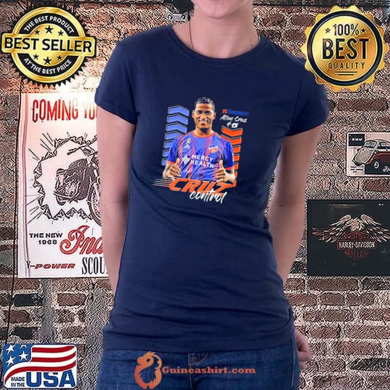 FC Cincinnati Allan Cruz MLSPA Cruz Control Shirt Ladiestee
