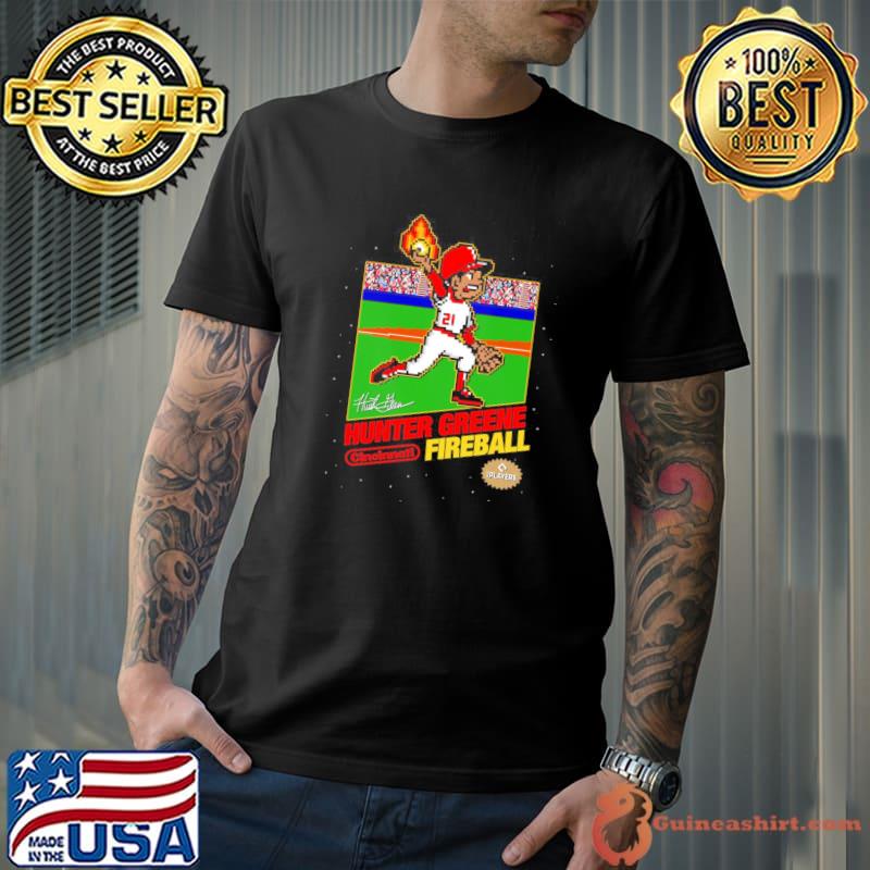 FC Cincinnati Hunter Greene Fireball MLBPA Signature Shirt