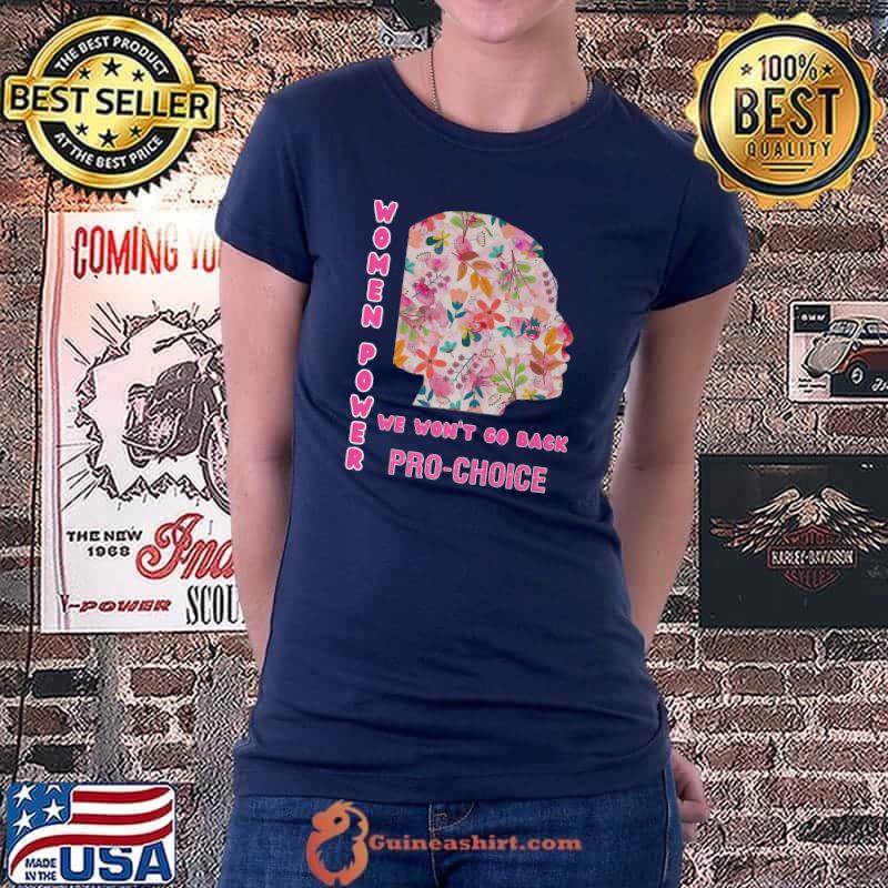 Feminist Women's March We Won't Go Back Reproductive Rights Premium T-Shirt Ladiestee
