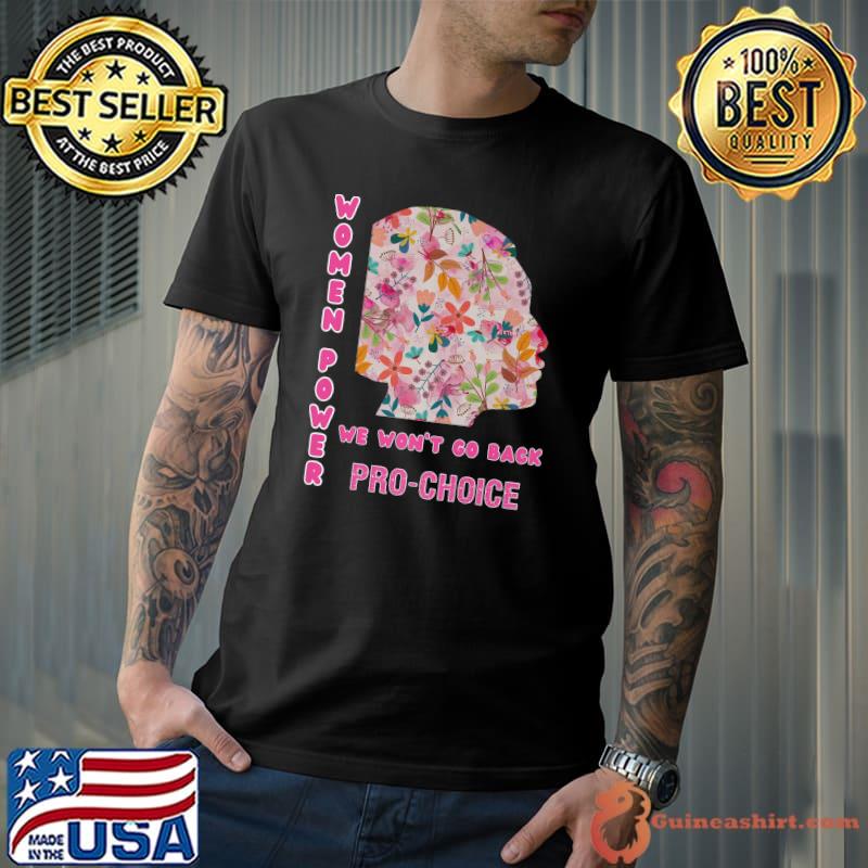 Feminist Women's March We Won't Go Back Reproductive Rights Premium T-Shirt Unisex