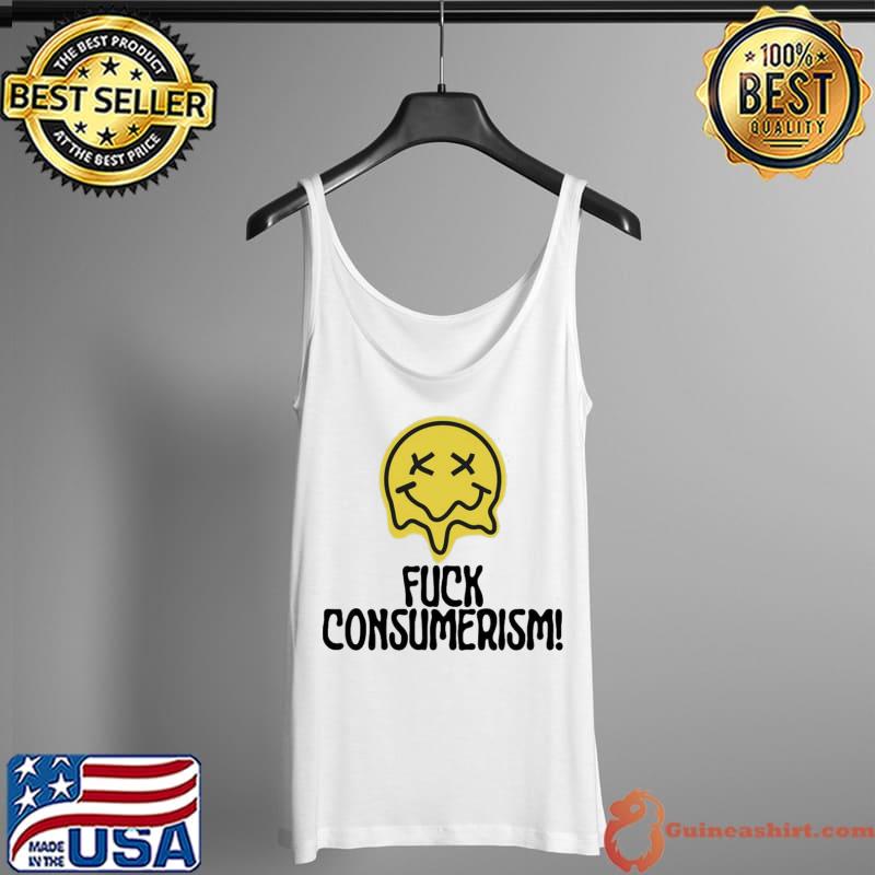 Fuck antI consumerism hooded Tank Top
