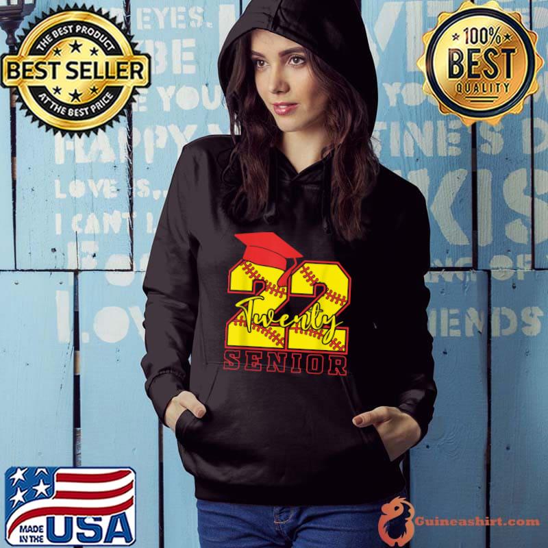 Graduation Senior Class 2022 Graduate Softball Player T-Shirt Hoodie