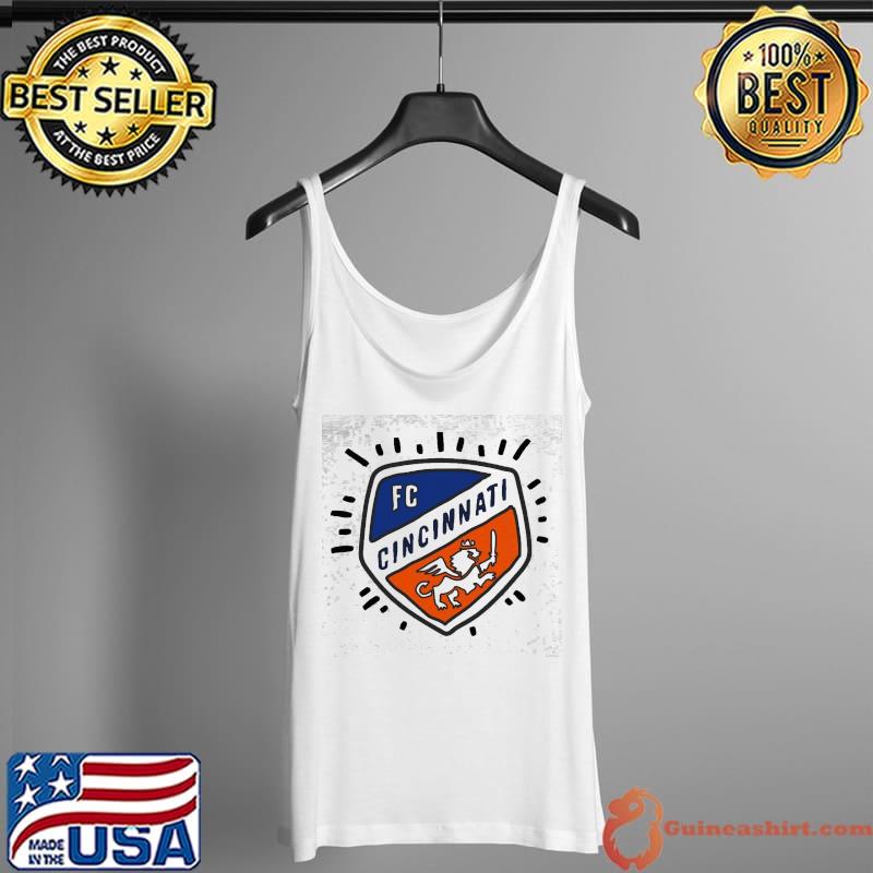 Hand Drawn FC Cincinnati Shield Shirt Tank Top