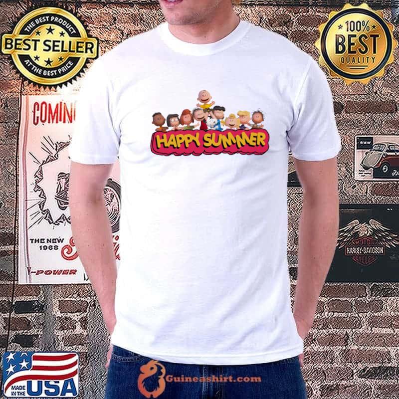 Happy summer peanuts snoopy shirt