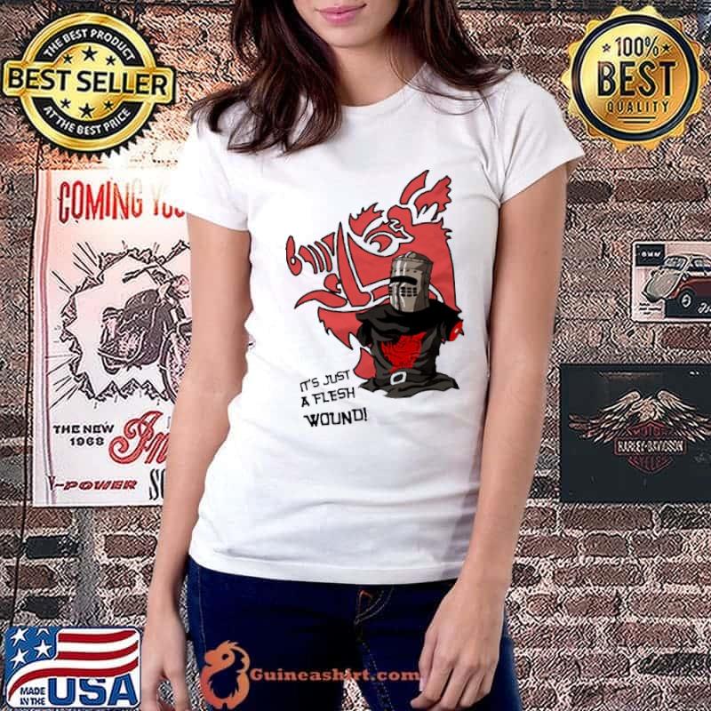 It's Just A Flesh Wound Black Knight Shirt