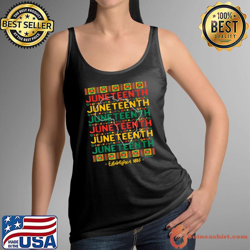 Juneteenth Freedom Day African American Black History T-Shirt Tank Top