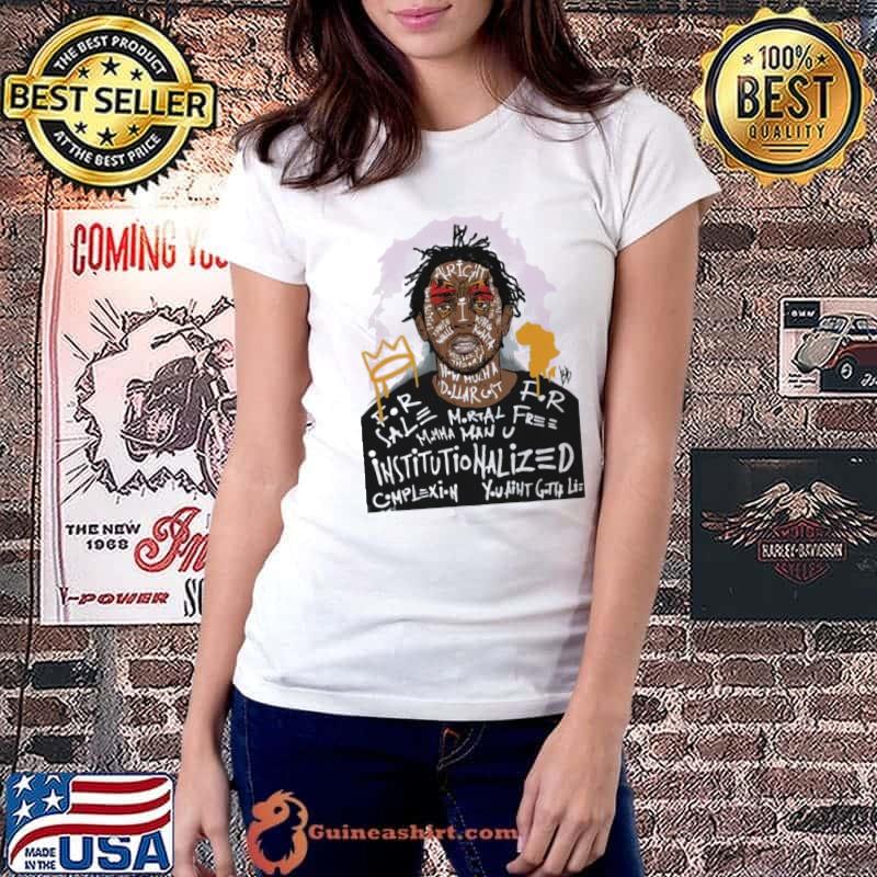Kendrick lamar art hooded shirt