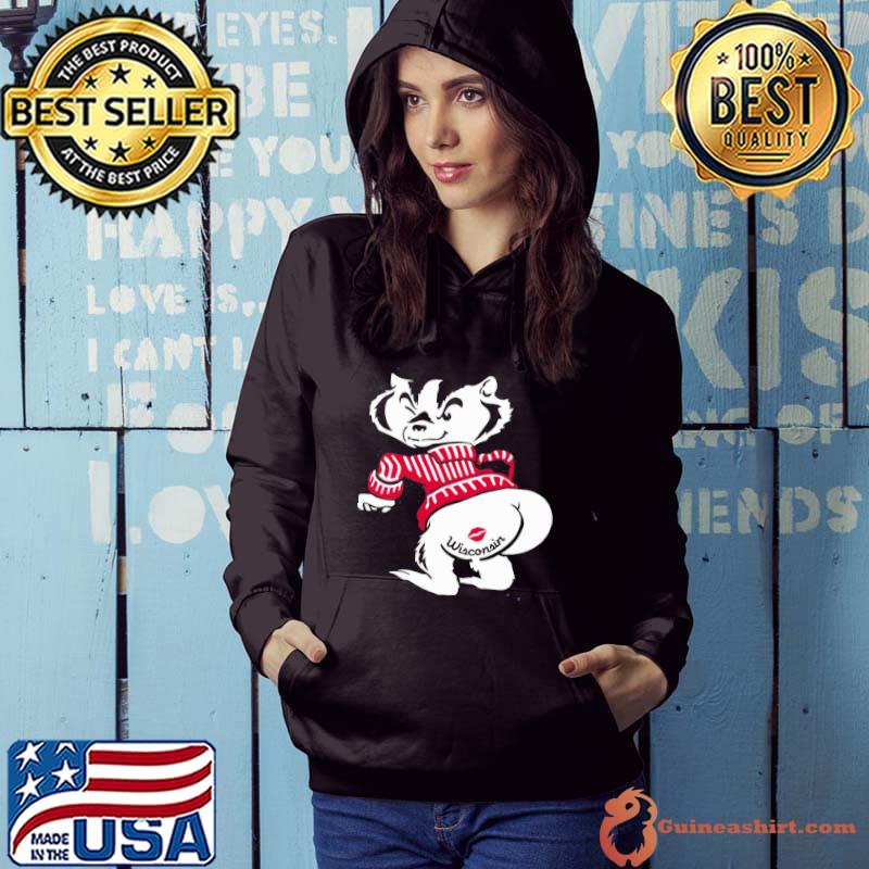 Kiss my dairy air Wisconsin badgers men's basketball Hoodie
