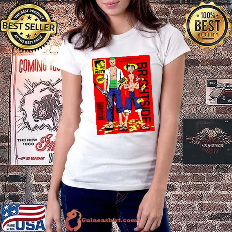 Let your hustle be louder brightside one peace shirt
