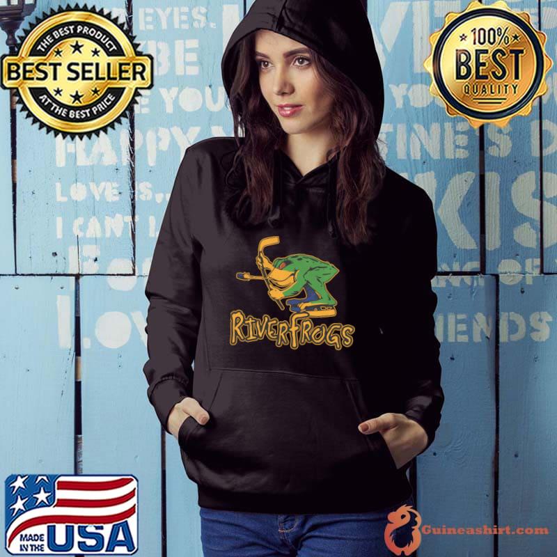 Louisville River Frogs Retro Defunct Ice Hockey T-Shirt Hoodie