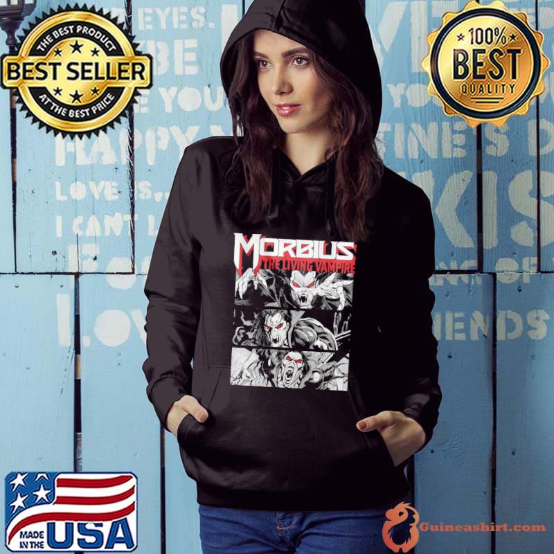 Marvel morbius the living vampire comic panels Hoodie
