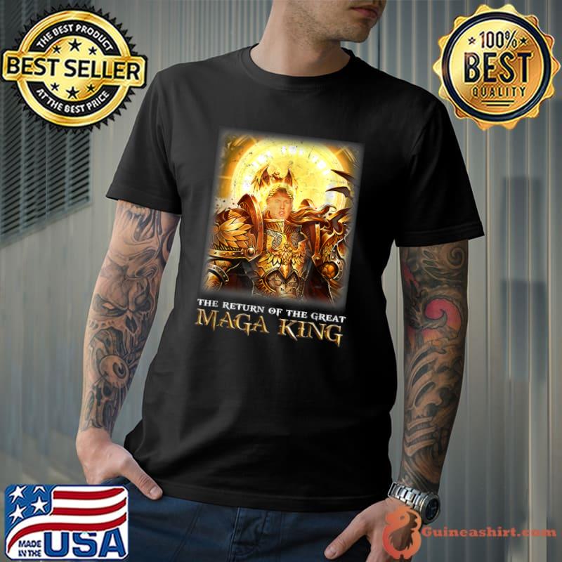 Mega King USA Flag Proud Ultra Maga Trump 2024 T-Shirt