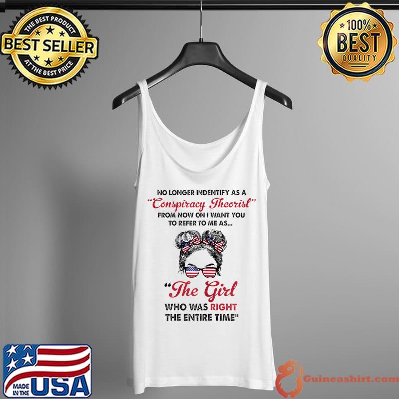 No Longer Identify As A The Girl T-Shirt Tank Top