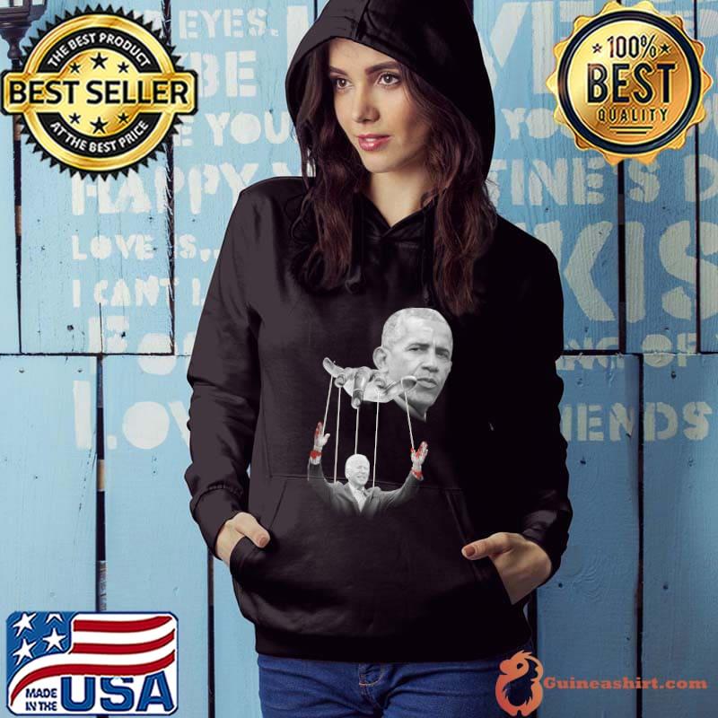 Obama Pulling The Strings Biden Puppet T-Shirt Hoodie