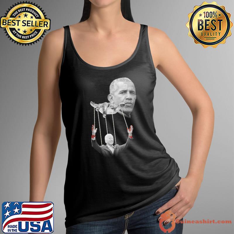 Obama Pulling The Strings Biden Puppet T-Shirt Tank Top
