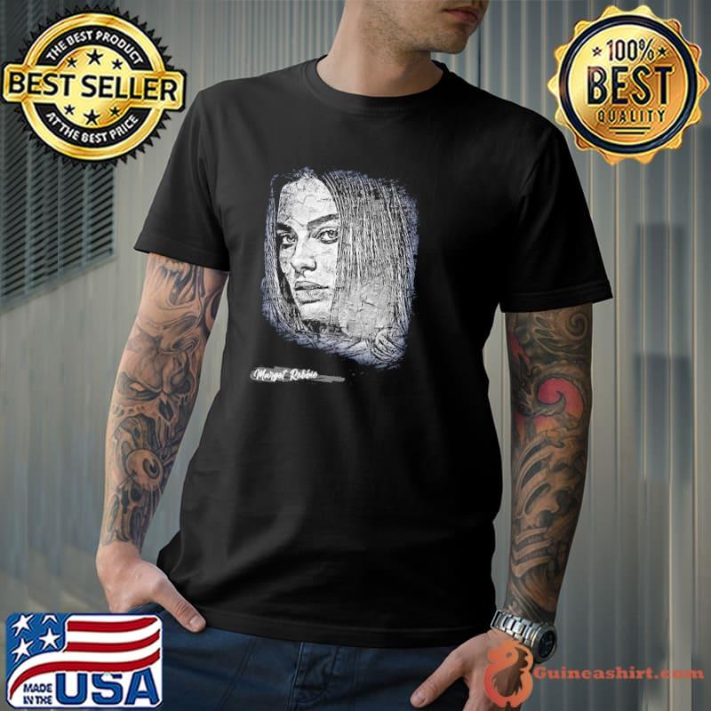 Painting style margot robbie shirt