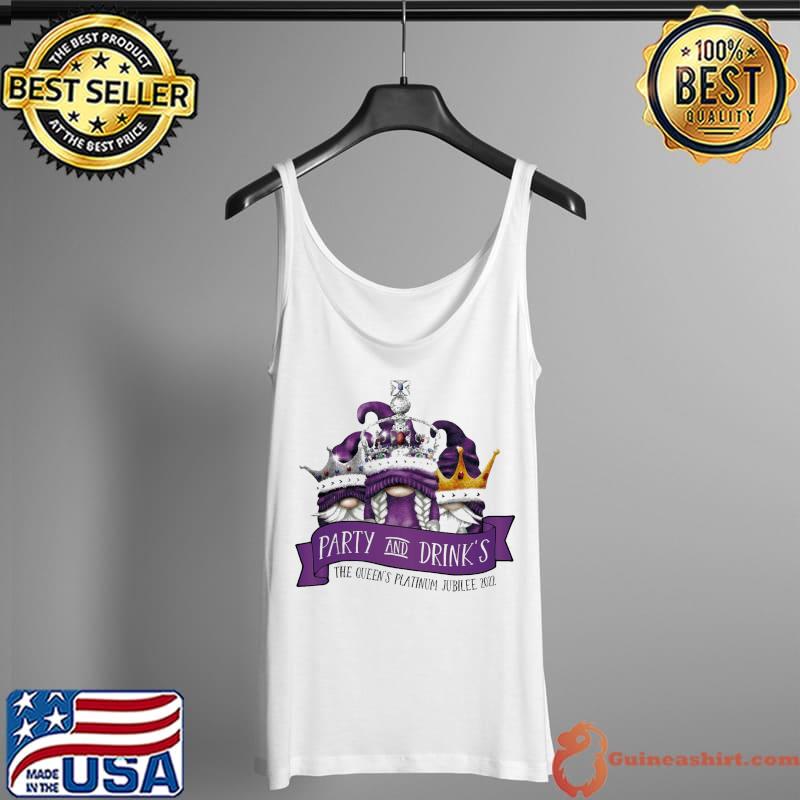Party and drink the queen's platinum jubilee 2022 queen elizabeth s Tank Top