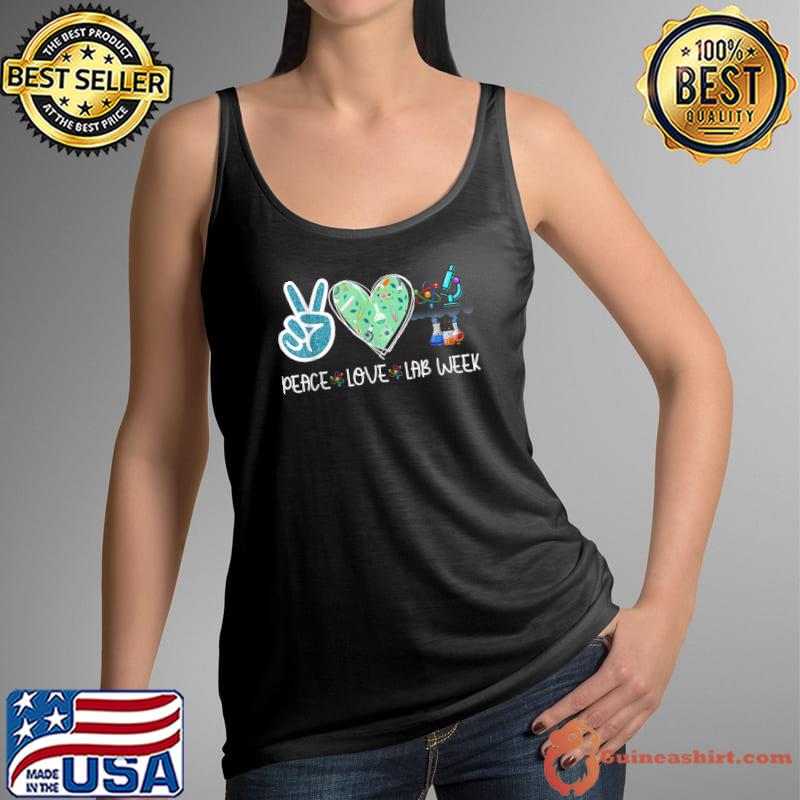 Peach Love Lab Week 2022 Laboratory Tech Technologist T-Shirt Tank Top