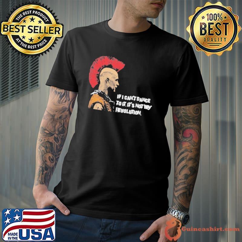 Punk rocks not dead slam dance mohawk shirt