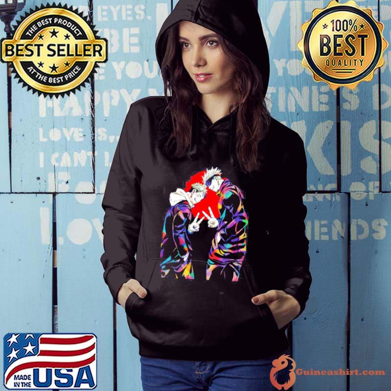 Retro jujutsu kaisen anime kawaiI sukuna gojo satoru shirt