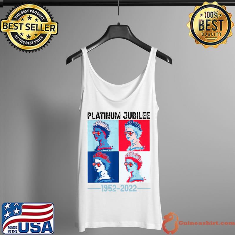 Retro platinum jubilee 1952 2022 the queens elizabeth iI s Tank Top