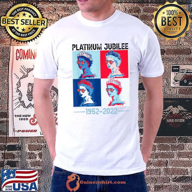 Retro platinum jubilee 1952 2022 the queens elizabeth iI shirt