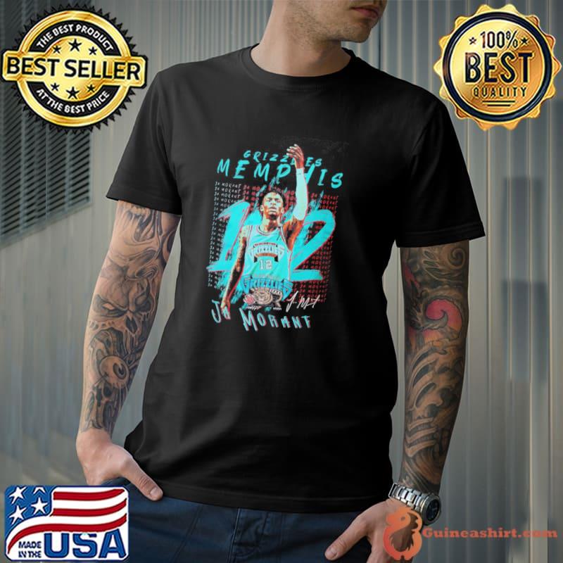 Retro vintage memphis grizzlies basketball ja morant unsiex s Unisex